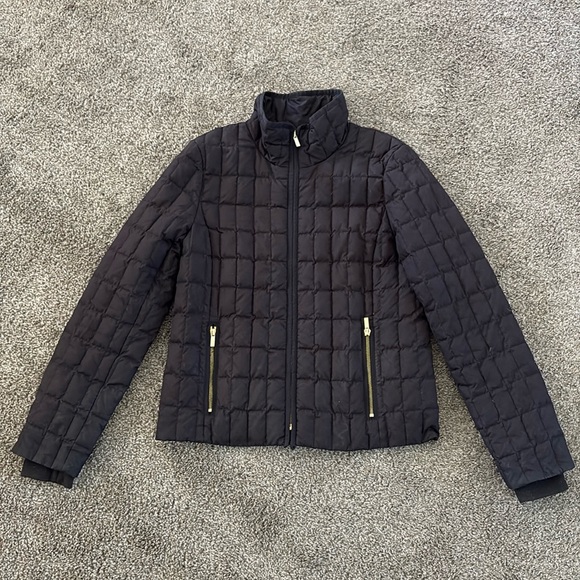 J. Crew Jackets & Blazers - J. Crew / Black quilted down puffer jacket Small